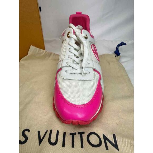 Louis Vuitton Run Away Sneaker Pink And White US Size 10 SPB-TS 356380 - Picture 5 of 13